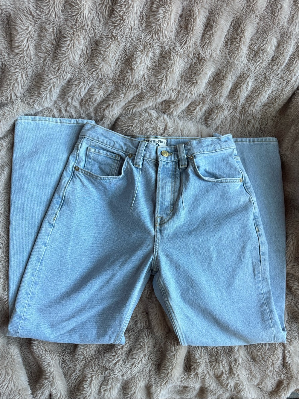 We The Free A New Day Mid Rise Straight Leg Jeans